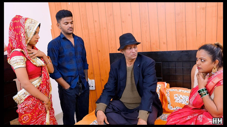 Hotmaster: Sogro sexo a quatro com nora gangbang indiano hardcore vídeo