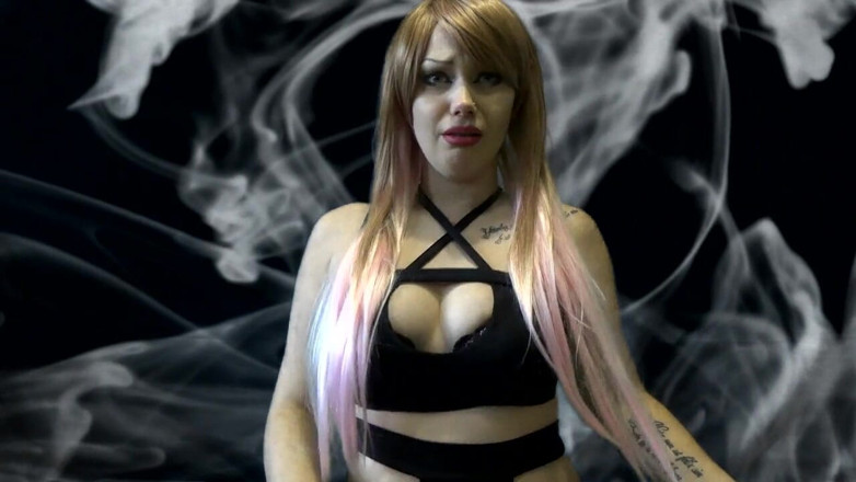 Goddess Misha Goldy: Long Time Smoker Cough and Cum Countdown