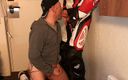 Gaybareback: Fucked by a straight by motorbike in hotel