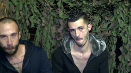 Gaybareback: Von spanischem top-typ ohne gummi vollgespritzt