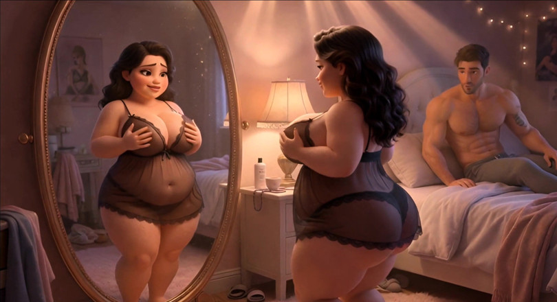 Stories&Anime: From Chubby &amp; Ignored to Curvy Cock Tease - Her Slutty Transformation...