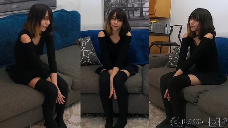 GLASSDP: Skinny 18-year-old Gets Ass Fucked on Camera