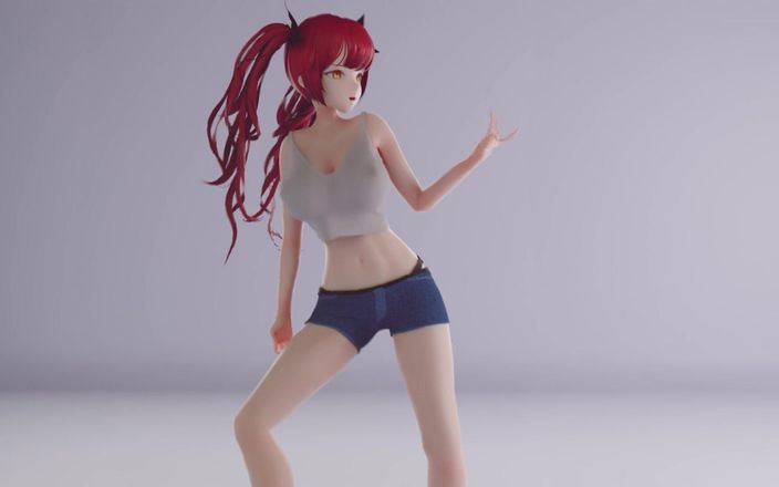 Mmd anime girls: Mmd R-18 Anime Girls Sexy Dancing clip 121