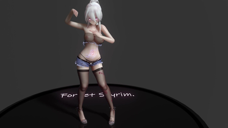 MikuMotion: Wiggle; Lewd Tattoos; Humiliation; Split-crotch Thongs; Shorts; Black Stockings; Explosive...