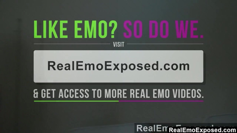 Real Emo Exposed: Prawdziwe emo narażone - cycata Maria Mars cipki palcowania