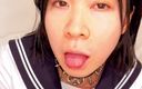 Tsuki Miko: Full video College girl teen femboy Gokkun dirty milk while...