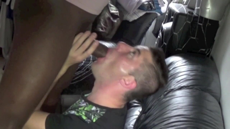 Crunch Boy: Slut fucked by ebony top with XXL cock