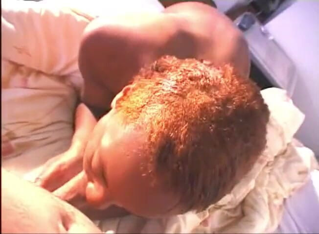 Big Tits for You: White guy pounds black babe with hairy pussy after short...
