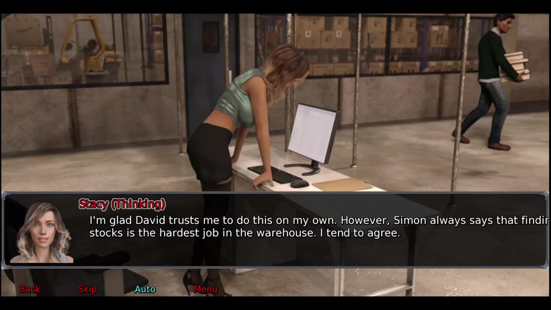 Johannes Gaming: Bini pejabat #12: Stacy bermain dengan dirinya di bilik mandi dan...