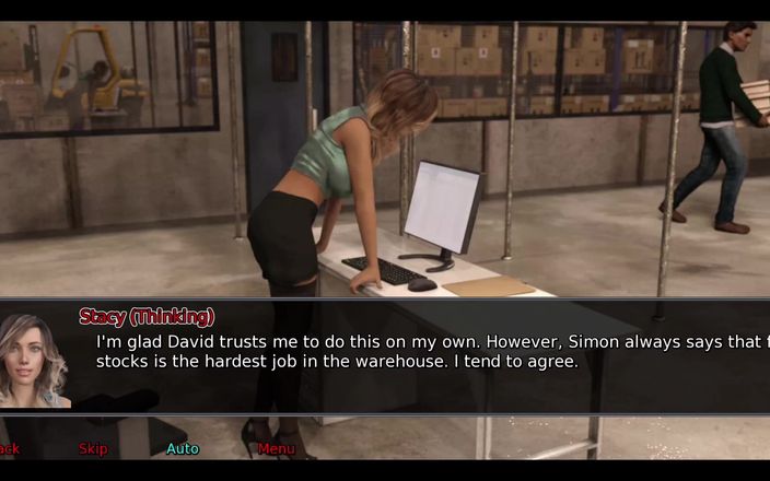 Johannes Gaming: The office wife #12: Stacy played with her self in the...