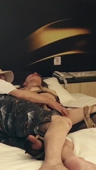 Uncensored Adulterous Couple Bondage Fantasy Sex Blowjob and Swallowing a Lot of Semen!!