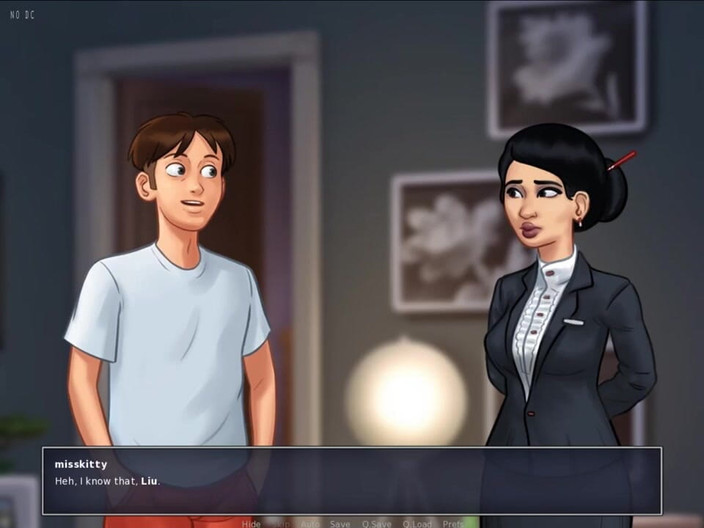 Miss Kitty 2K: Summertime saga V0208 - teil 268 - Kims verdrehte fantasie