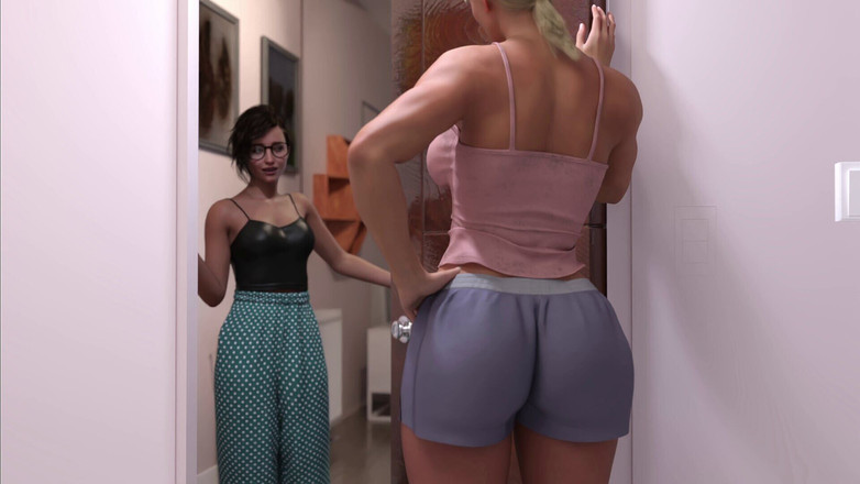 Trans Maaya: サラはアパート全体の世話をするために熟女のように振る舞います