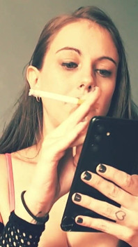 Natural Smoking POV Cigarettes - Smoke Break, Snap Inhales, Sexy Smoking.