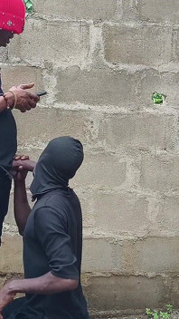 Bend Ebony Creamy Bussy in an Uncompleted Building
