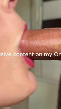 Wet Sloppy Foreskin Blowjob