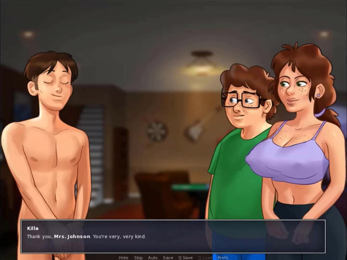 Cartoon Play: Summertime saga 171부 - 내 젖탱이와 엉덩이를 어떻게 빨아?