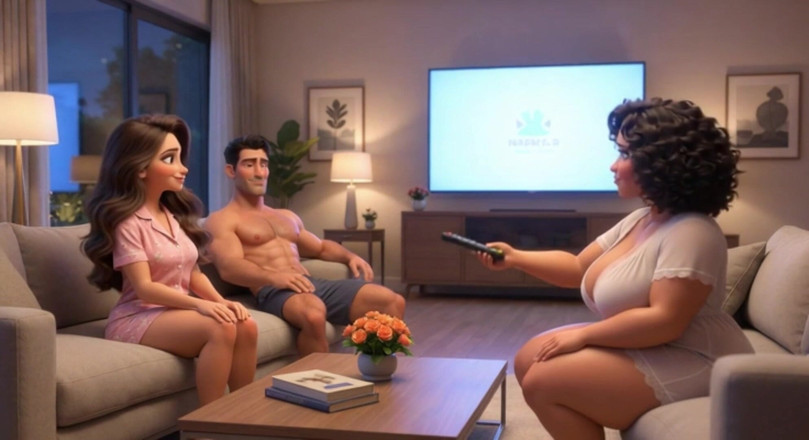 My night collection: Steamy Weekend Surprise with Alluring Mature Stepaunt and Fiancée Loving...