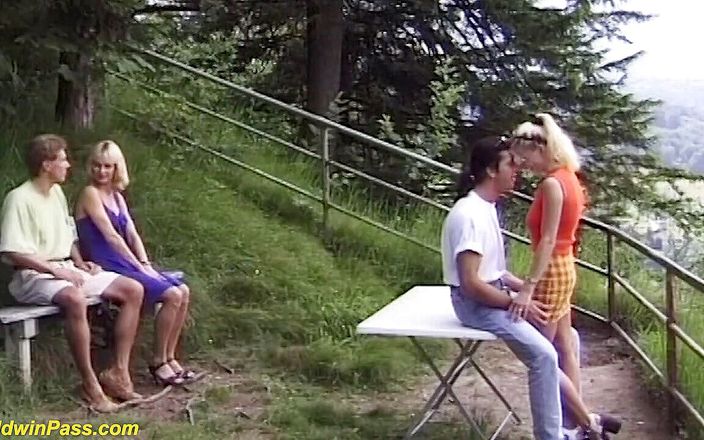 Goldwin pass: Crazy german couples love to fucking outdoor