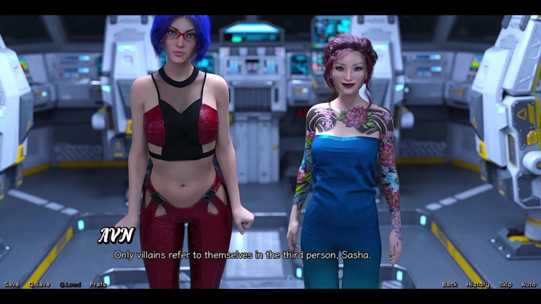 AVN Teller: Stranded in Space - Missed Threesome