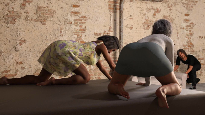 Dirty GamesXxX: W twoich butach: jeden facet i dwie hotties na farmie...