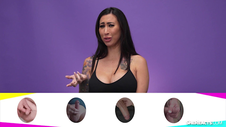 SheReacts: Имеет ли размер пениса? Его хуй слишком мал? Рейтинг пениса от Lilly Lane