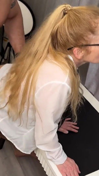 Horny GILF at the Office Gets Fucked by Stud and Gets a Facial