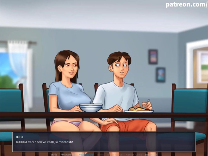 Cartoon Universal: Summertime saga part 99 - fuck my stepsister on a kitchen table (Czech...
