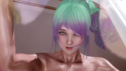 Wraith ward: Yua scopata alla finestra.