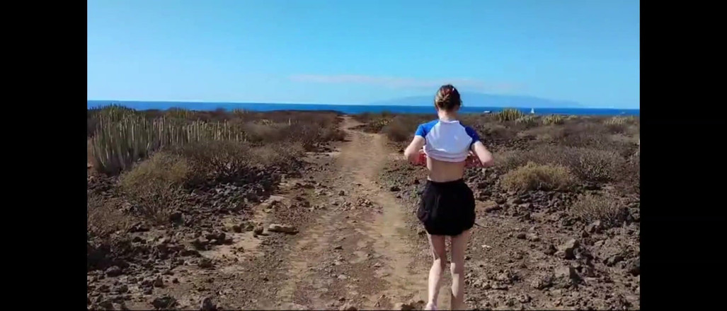 SkinnyWithAHugeDick: हमारा पहला सेक्स vlog Tenerife
