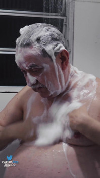 Stepdaddy Carlos Taking a Shower