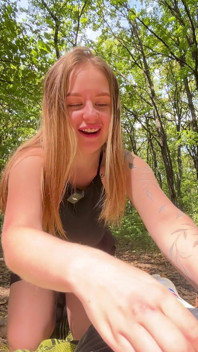 Footjob in the Big Forest