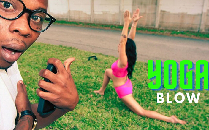 Industry Invaders: 瑜伽教练吮吸她的客户巨大的鸡巴