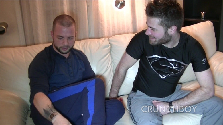 CREAMPIE SESSION IN JOCKSTRAP: 2190 Detta är Frist Gay Pron shoot för Dan i Paris