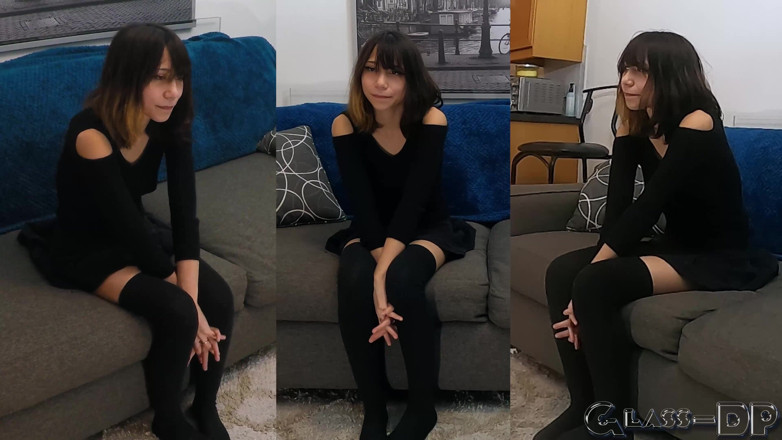 GLASSDP: Skinny 18-year-old Gets Ass Fucked on Camera