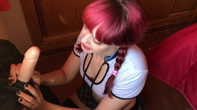 Candystart Videos: Horny college girl obeying the teacher
