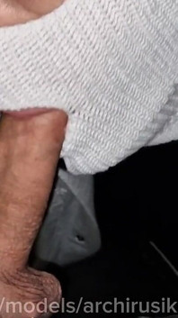 A Random Passerby Sucked My Dick in the Public Toilet of a Shopping Mall and Ate My Cum!