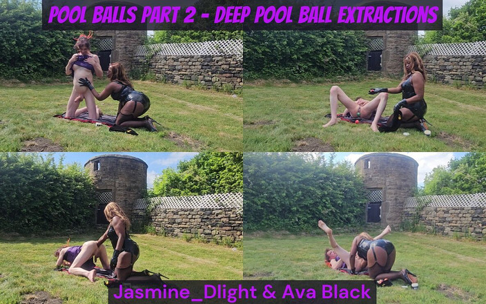Jasmine Dlight - UK's most extreme anal porn star: Jasmine_dlight &amp; Ava Black - bolas de piscina parte 2 - la extracción profunda...