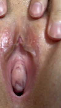 Hot Maid Gaping Pussy and Ass. Spread Close up
