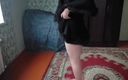 Kitty_Cross: Mini vestido mariquita rosa crossdresser puta lady boy blanco culona...