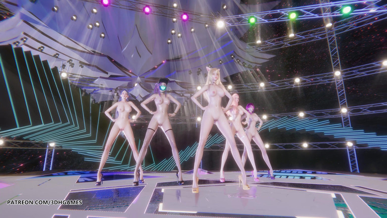 3D-Hentai Games: [mmd] Số bí mật - đã thoát y gợi cảm Ahri Akali...