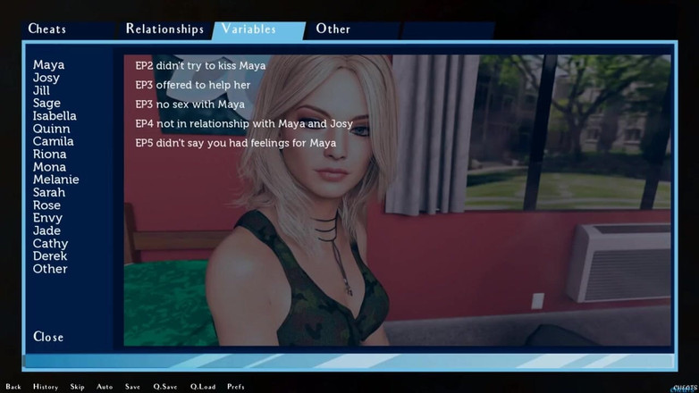 LoveSkySan69: Cewek sange ini lagi asik muasin memeknya 0.6.0 bagian 137 josy dan...