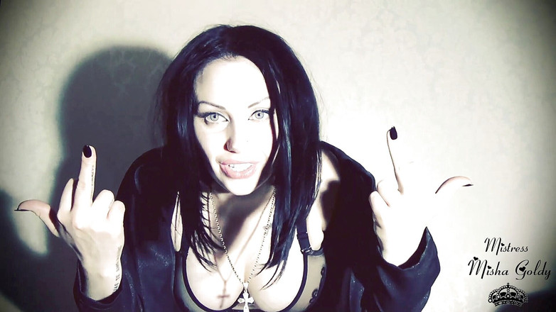 Goddess Misha Goldy: वीर्य निकालते समय सुअर की तरह चीखना