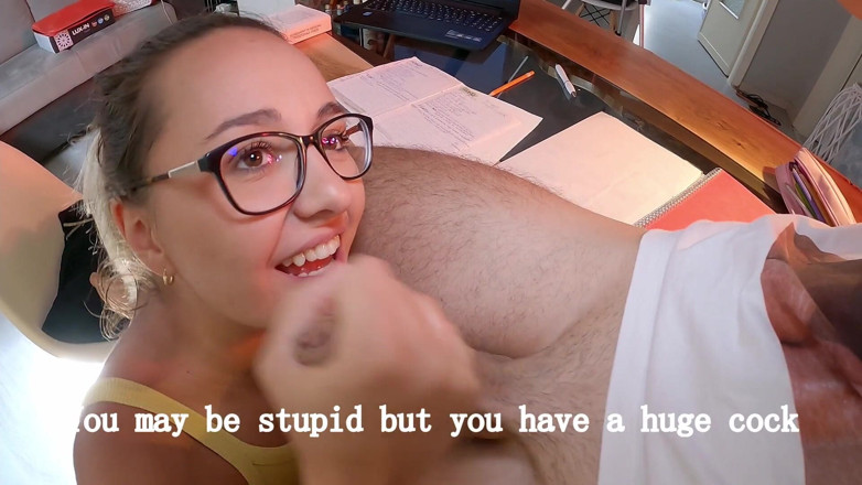 Chri Ursula: My classmate fucked me hard and made me squirt while...