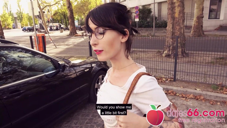 Dates66: Naughty! Petite coed Lou Nesbit banged! (english)