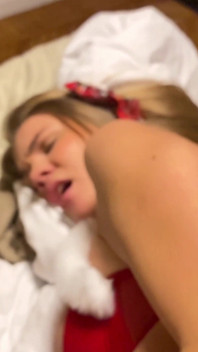Merry Christmas! I Didn't Know What to Get You for Christmas, so I'm Going to Make You Cum