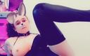 Sasha Suxxx: Femboy Mistress in Black Pvc, Dildo Fucking Myself.