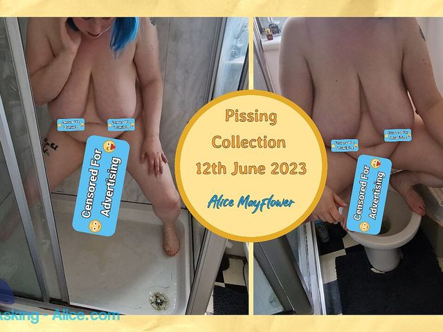 Pissing Collection 12th June 2023 - Solo Girl (Alice Mayflower Productions)