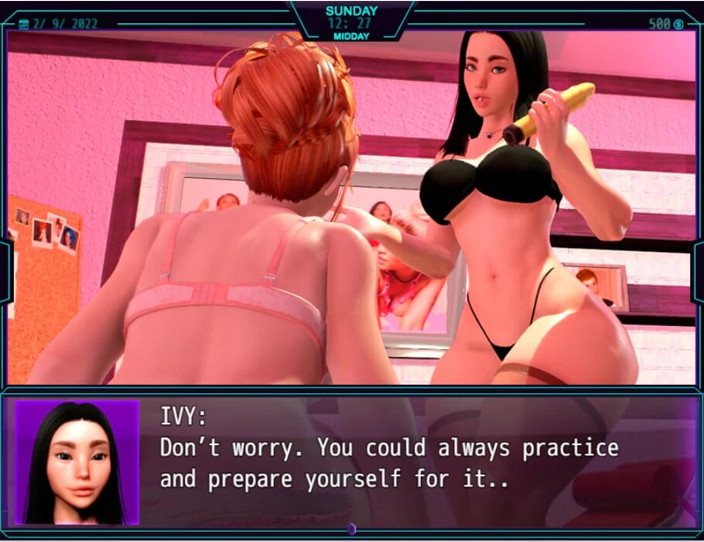 XXX Games Bunk: My New Life Revamp - Gameplay - Roleplay - Sarah - Lesbian &amp; Doing Blowjob...