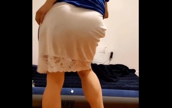 Hotqueen7: Girly Sexy Horny Crossdresser Wanked in Dress